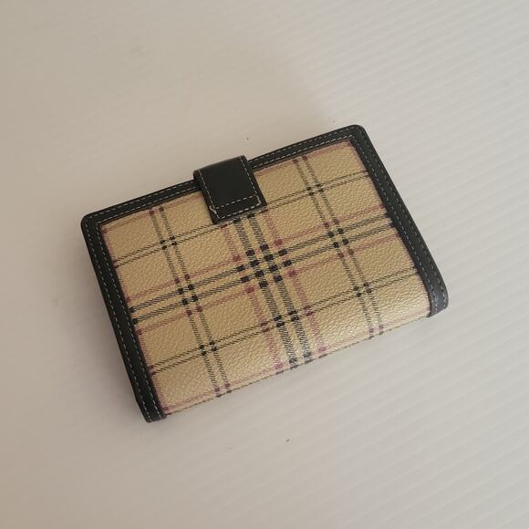 Beatiful Bean Pole bifold leather wallet  beige brown - Picture 8 of 13